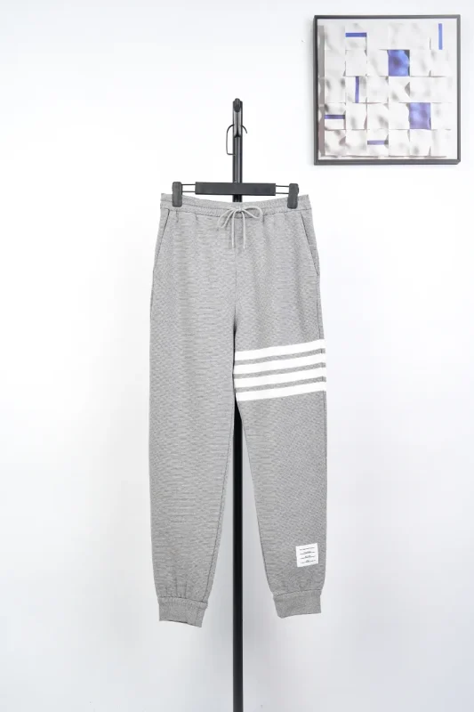 TB Water Ripple Gray Casual Trousers