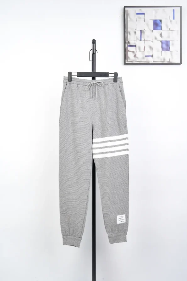 TB Water Ripple Gray Casual Trousers