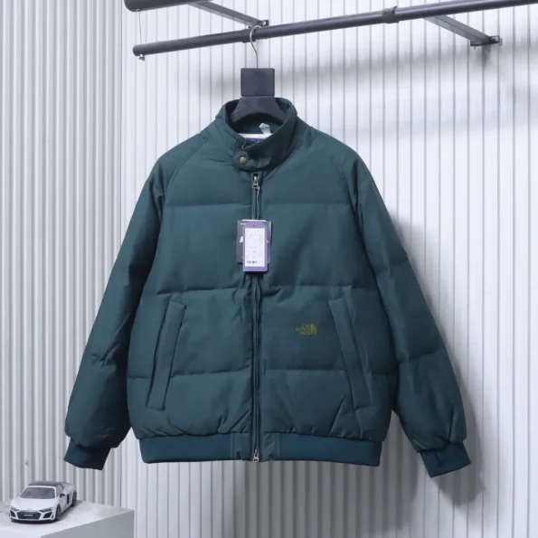 TNF Diamond Quilted Stand Collar Down Jacket