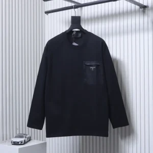 Front View Triangle Logo Long Sleeve Shirt