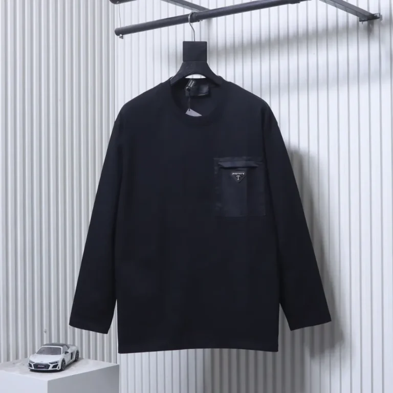 Front View Triangle Logo Long Sleeve Shirt