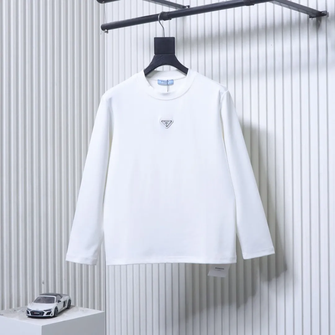 Front View Triangle Logo Long Sleeve Shirt
