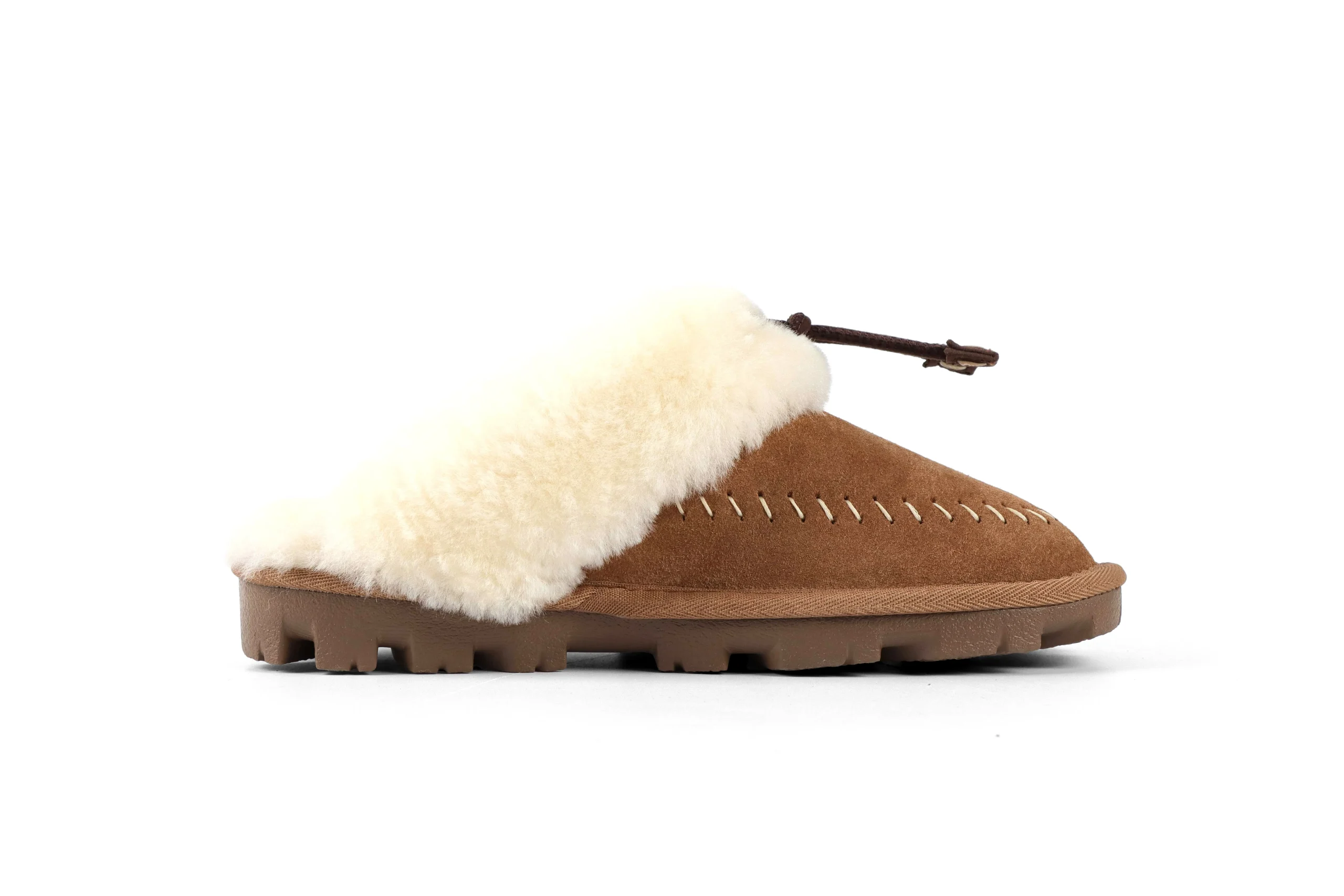 UGG Coquette Stitch Chestnut Right Side View