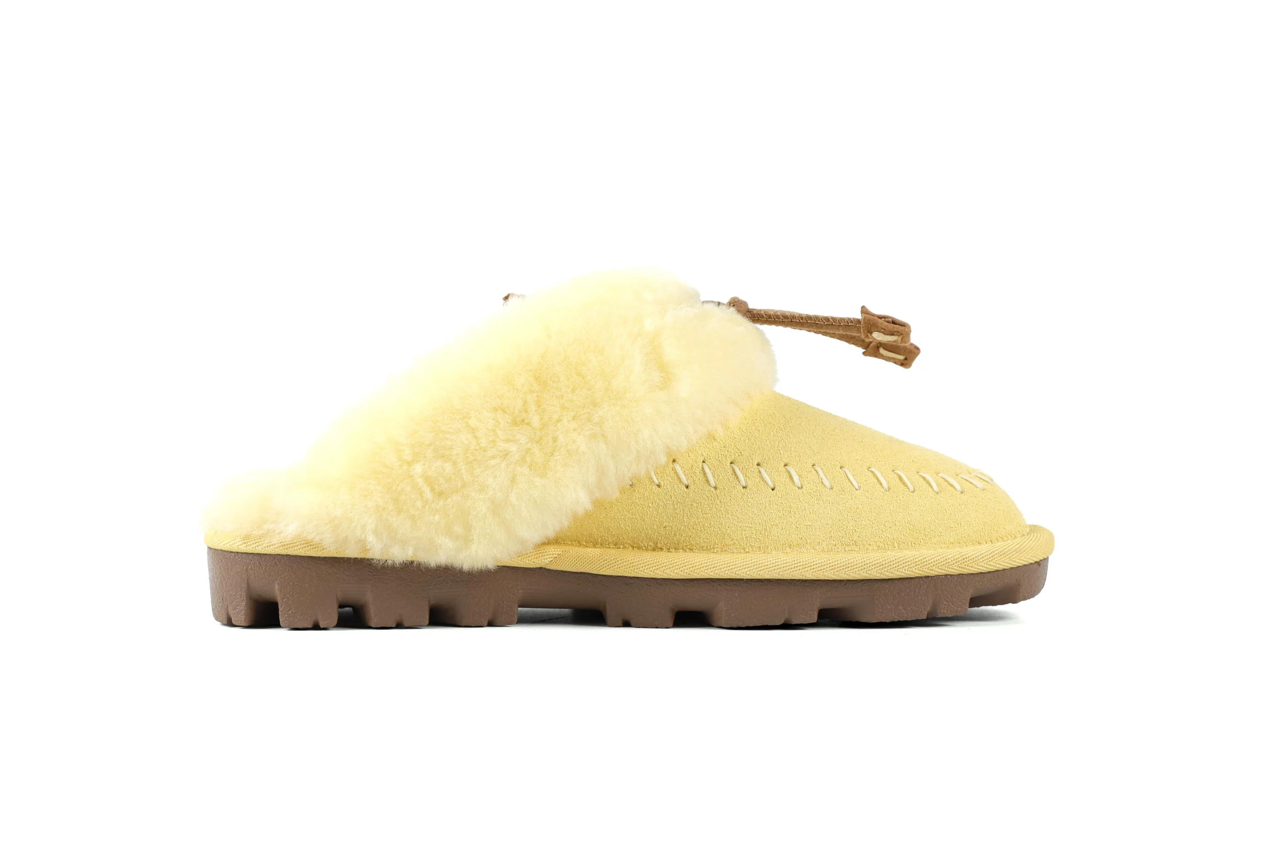 UGG Coquette Stitch Muted Mustard Right Side View