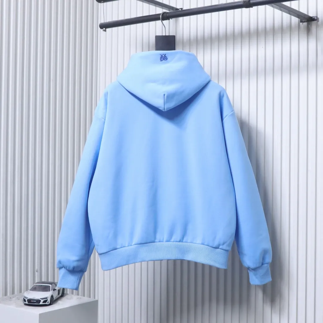 Back View US Stickman Zip-Up Hoodie